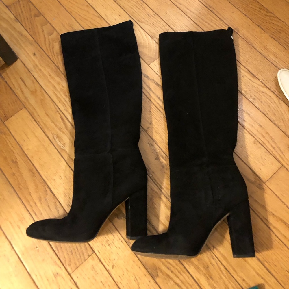 Sam Edelman Caprice black suede boots size 7.5